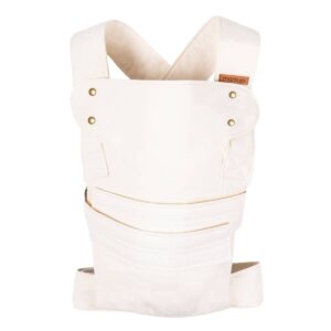 Portabebé blanco de tela resistente