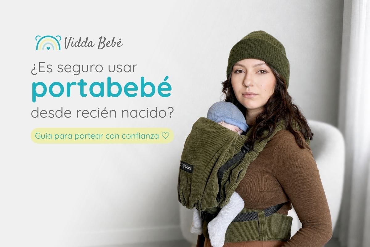 ¿Es seguro usar portabebé desde recién nacido?