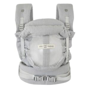 portabebé ergonómico Love Radius Physio Carrier Gris Gaze