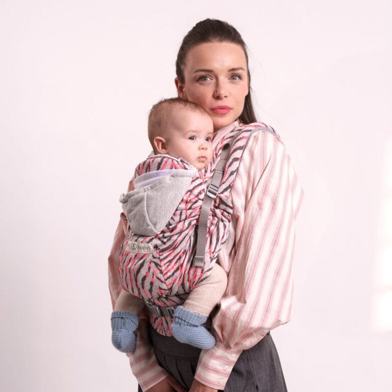 Portabebé Ergonómico Love Radius HoodieCarrier Pink Bazar
