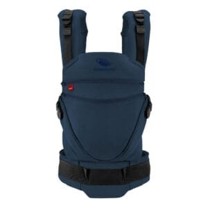portabebé ergonómico Manduca XT Happy Wave- azul oscuro