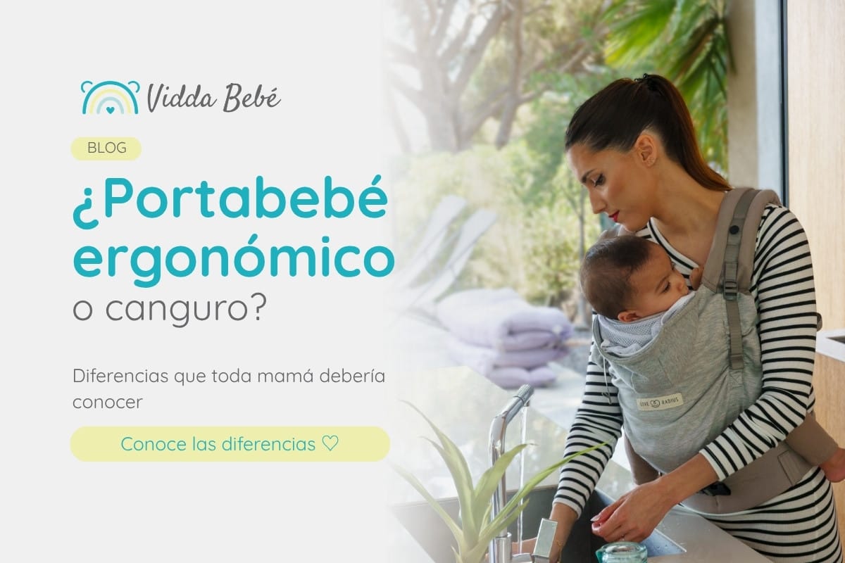 ¿Portabebé ergonómico o canguro?