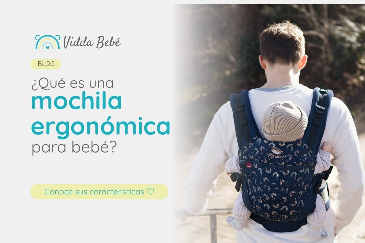 ¿Qué es una mochila ergonómica para bebé?